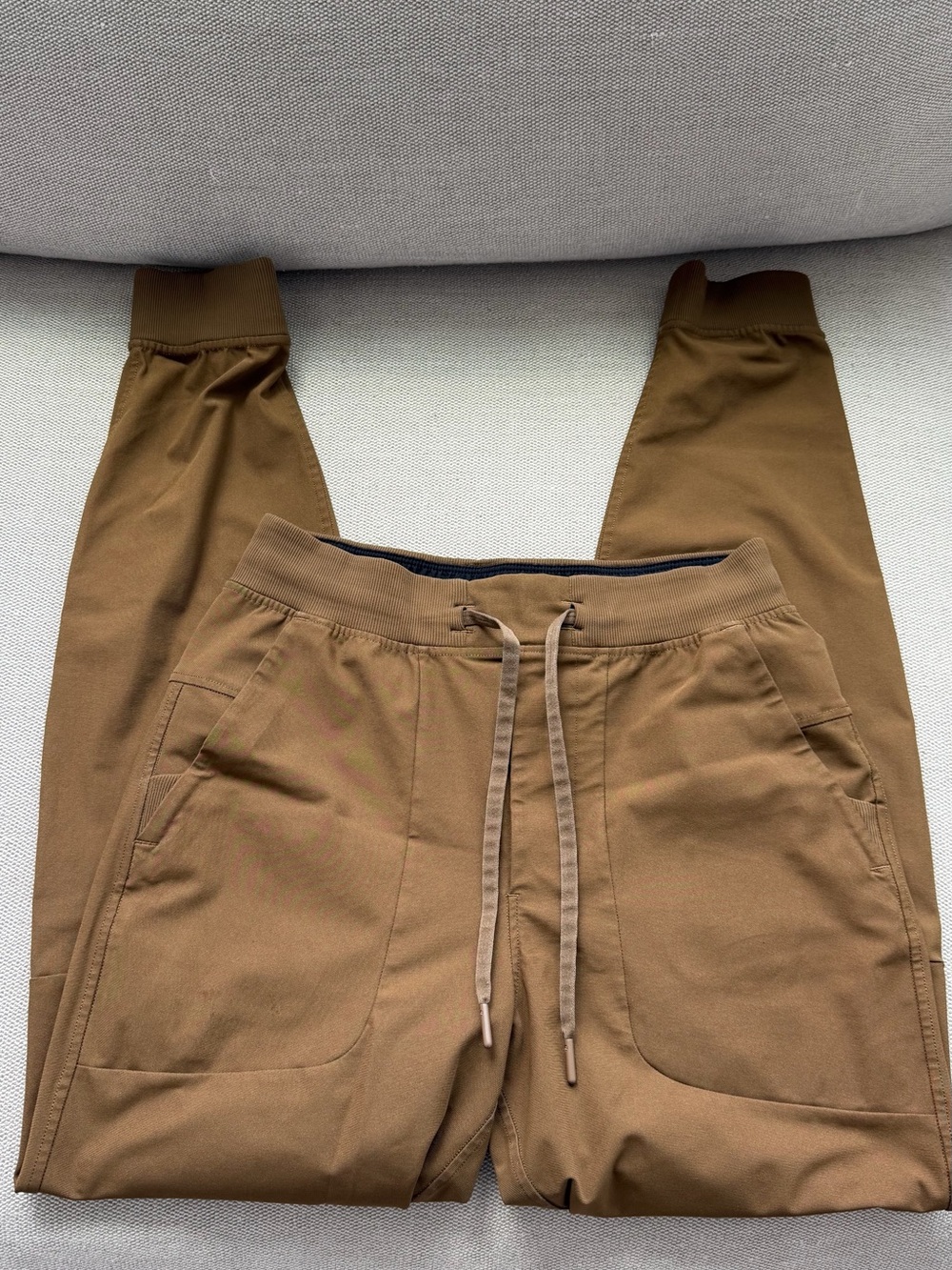 lululemon athletica Men's Brown Drawstring Joggers